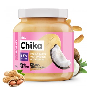 Chikalab - MISS CHIKA Арахисовая паста с кокосом 250 гр