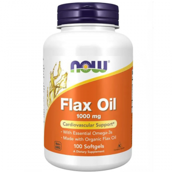 Now Organic Flax Oil 1000 мг 100 капс