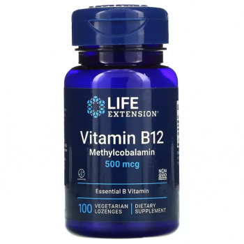 Life Extension Vitamin B12 Methylcobalamin 500 мкг 100 капс