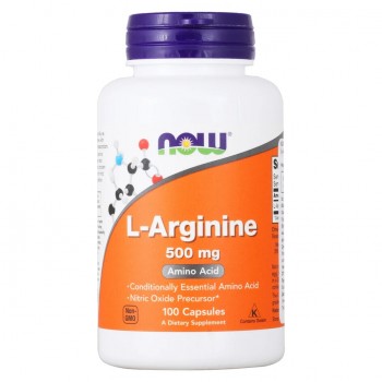 Now L-arginine 500 мг 100 капс