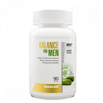 Maxler Balance for Men (vitamins and minerals with Omega-3) 90 капс