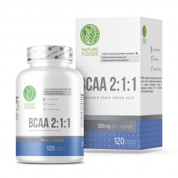 Nature Foods BCAA 2:1:1 500 мг 120 капс