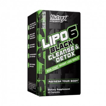 Nutrex Lipo-6 Black Cleanse & Detox 60 caps