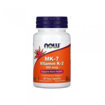 Now Foods MK-7 Vitamin K-2 100 мкг 60 капс