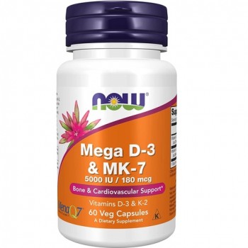 Now Mega D3 MK-7 5000 IU/180 мкг 60 капс