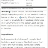 Scitec Nutrition Lactase Enzyme 100 caps