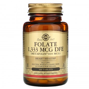 Solgar Folate Folic Acid 800 мкг 250 таб