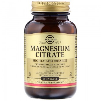 Solgar Magnesium Citrate 420 мг 60 капс