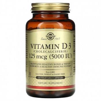 Solgar Vitamin D-3 5000 IU 60 капс