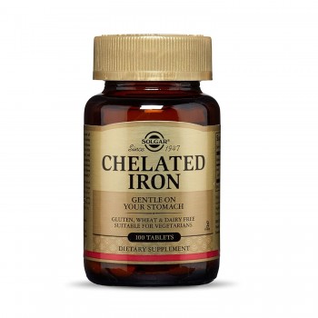 Solgar Chelated Iron 25 мг 100 таб