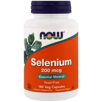 NOW Selenium 200mcg 90 капс