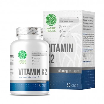 Nature Foods Vitamin K2 100mcg 60 капс