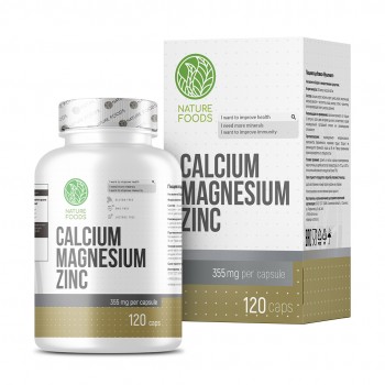 Nature Foods Calсium Magnesium Zinc 120 caps