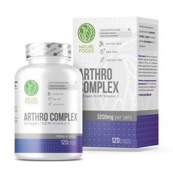 Nature Foods Arthro Complex (Glucosamine + Chondroitin + MSM + Collagen + Vitamin C) 120 caps