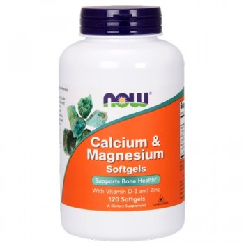 Now Calcium & Magnesium & D3 120 softgels