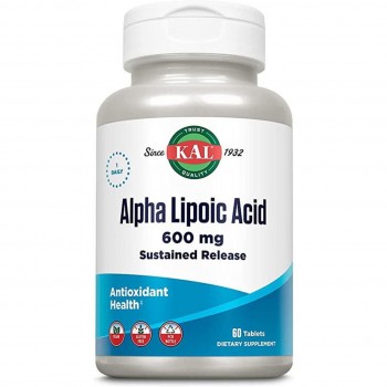 KAL Alpha Lipoic Acid Sustained Release 600mg 60 Tablet